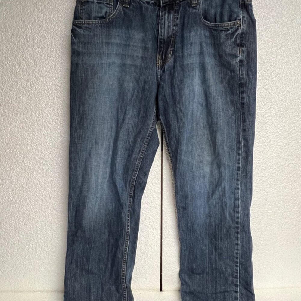Vintage Tommy Hilfiger‎ Men 34 X 32 Relaxed Fit Blue Denim Medium Wash Jeans